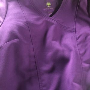 Purple label scrub top